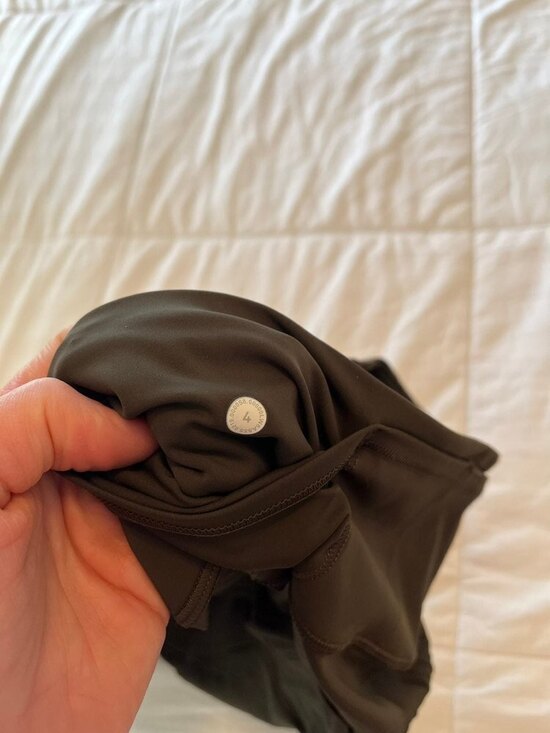 lululemon athletica Fast and Free Crop II 19" Nulux dark olive - Picture 10 of 11